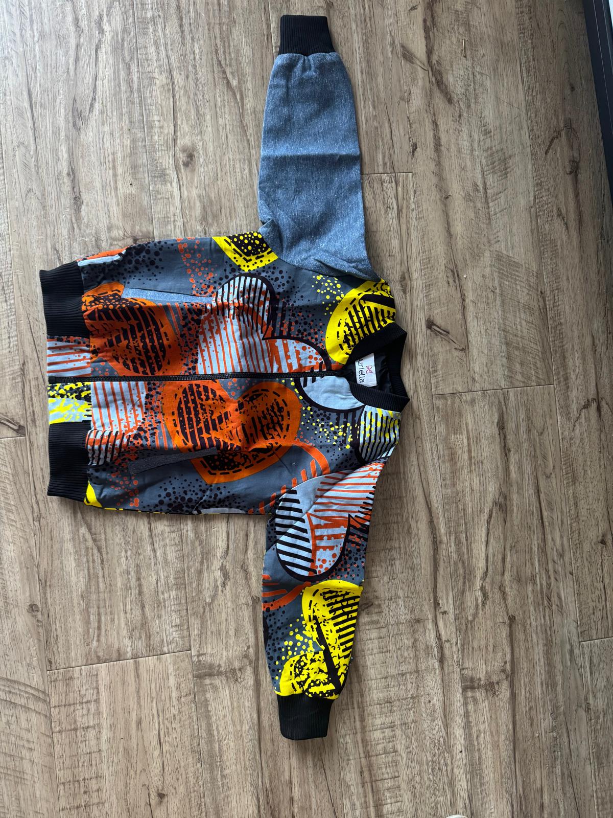 Ankara Shirt (Adult) — Midnight